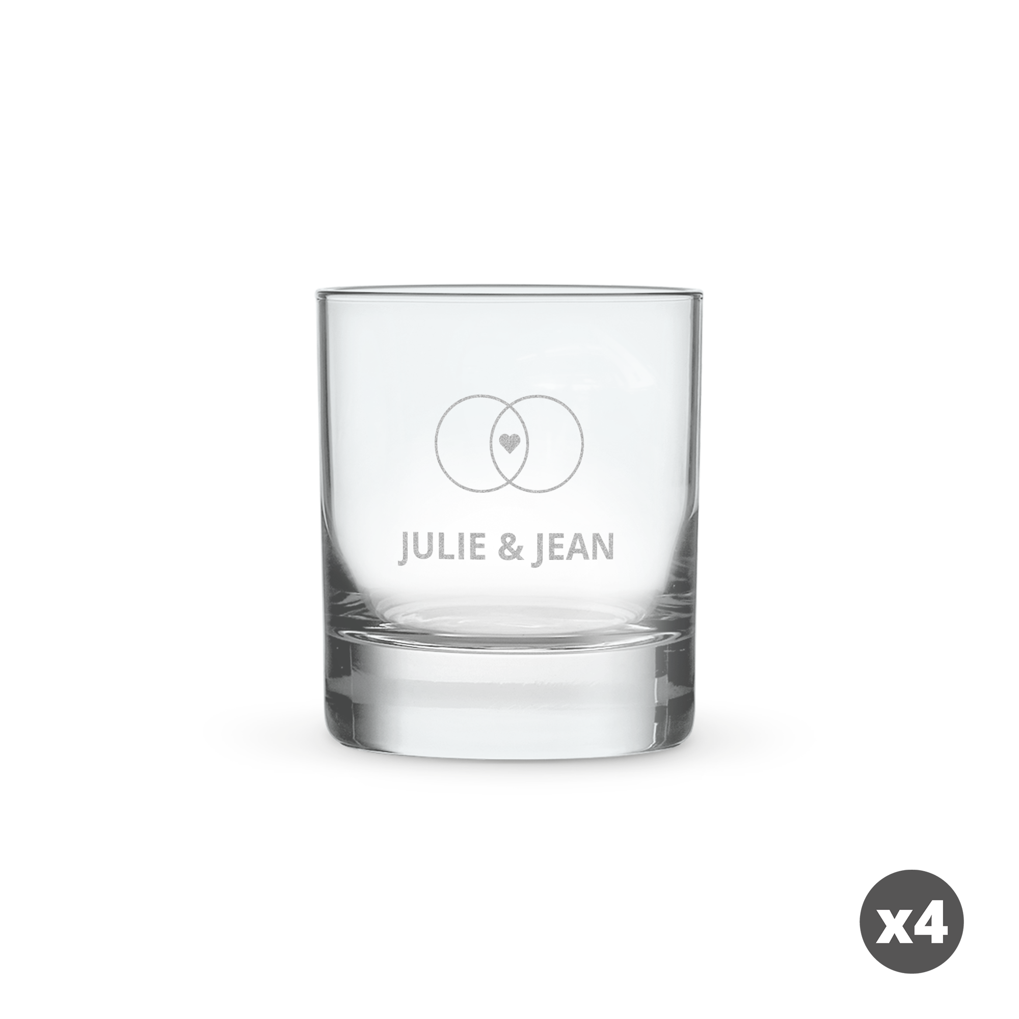 Verre tumbler personnalisé