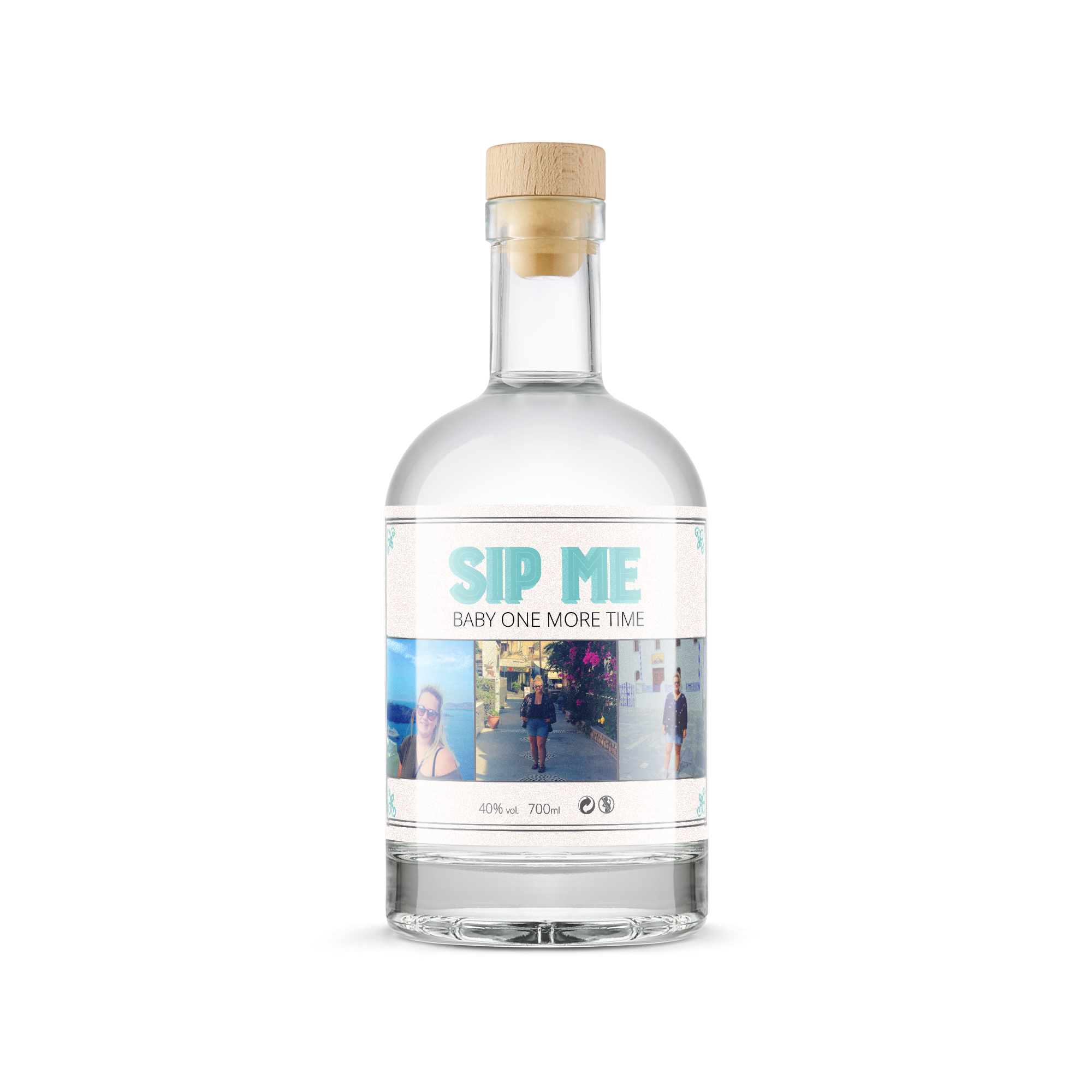 YourSurprise gin met bedrukt etiket