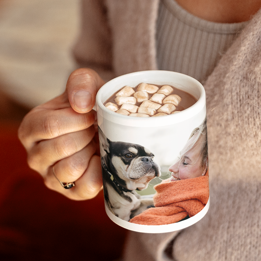 Taza personalizada con su foto, taza personalizada con texto y nombre, tazas  de café de cerámica blanca personalizadas, tazas de té, regalo sorpresa  para amigos