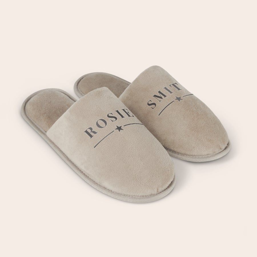 Personalised slippers Personalised slippers