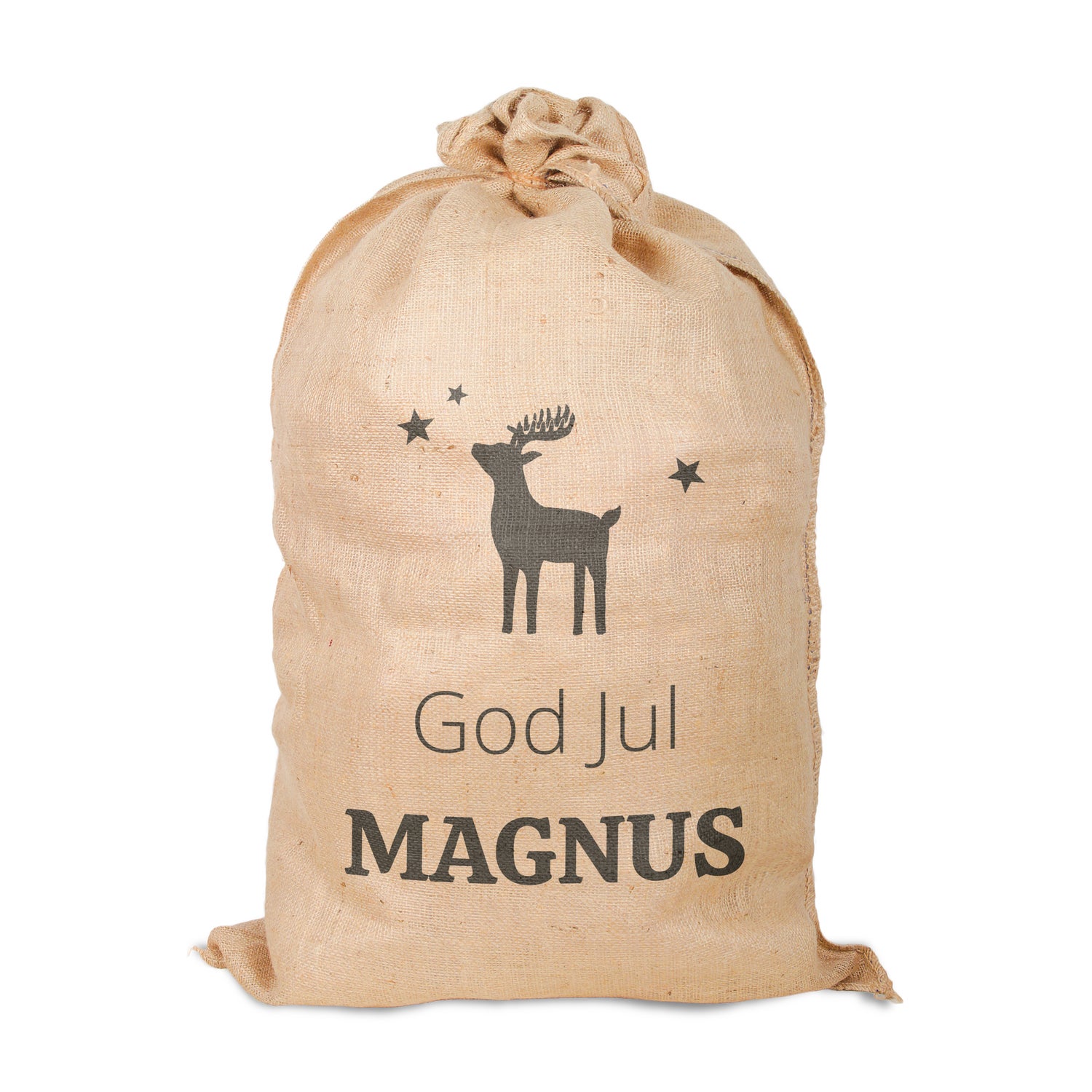 Jute julenissesekk