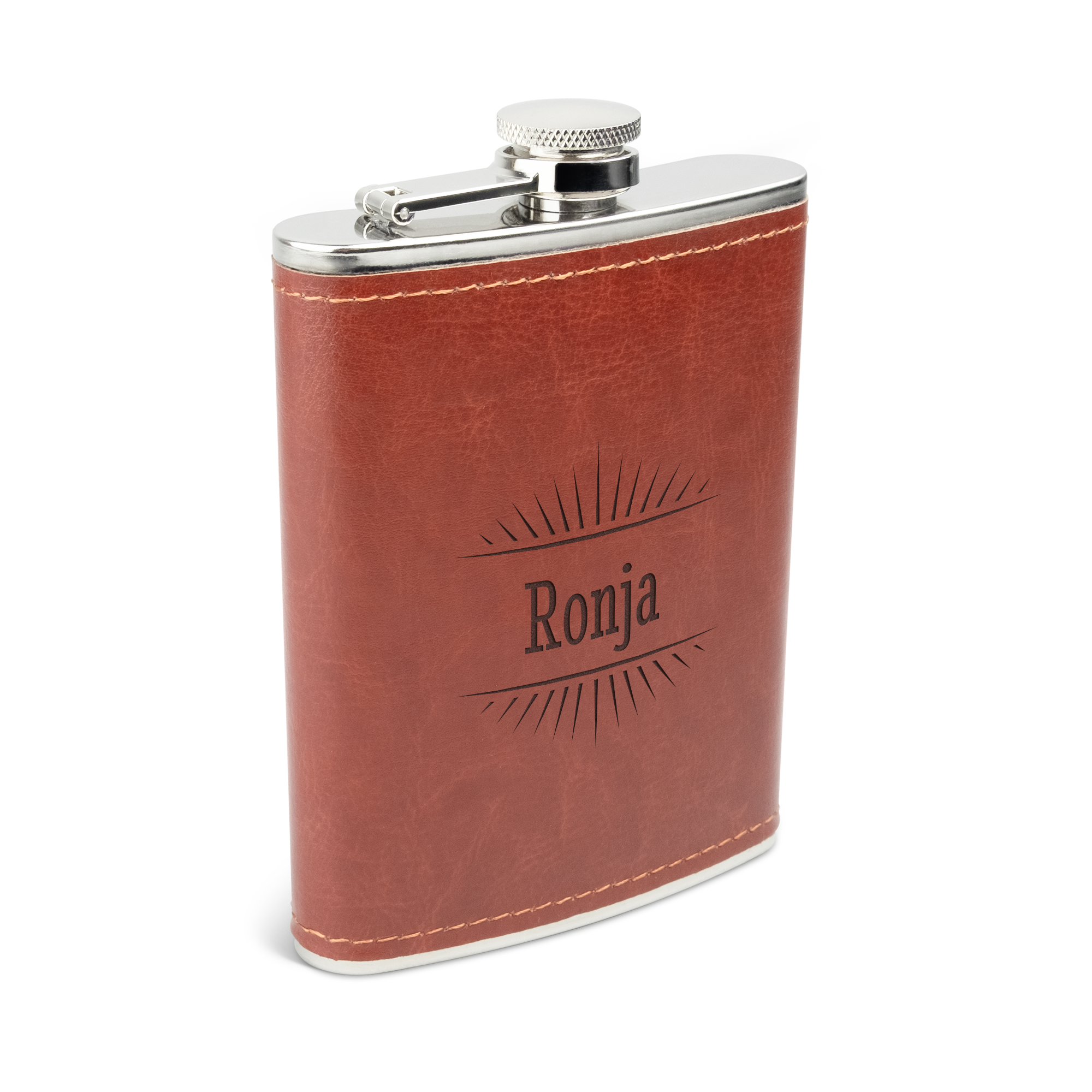 Gravierte Flachmannflasche