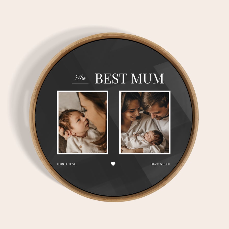 Tava de servire personalizata - Rotunda Tava de servire personalizata - Rotunda