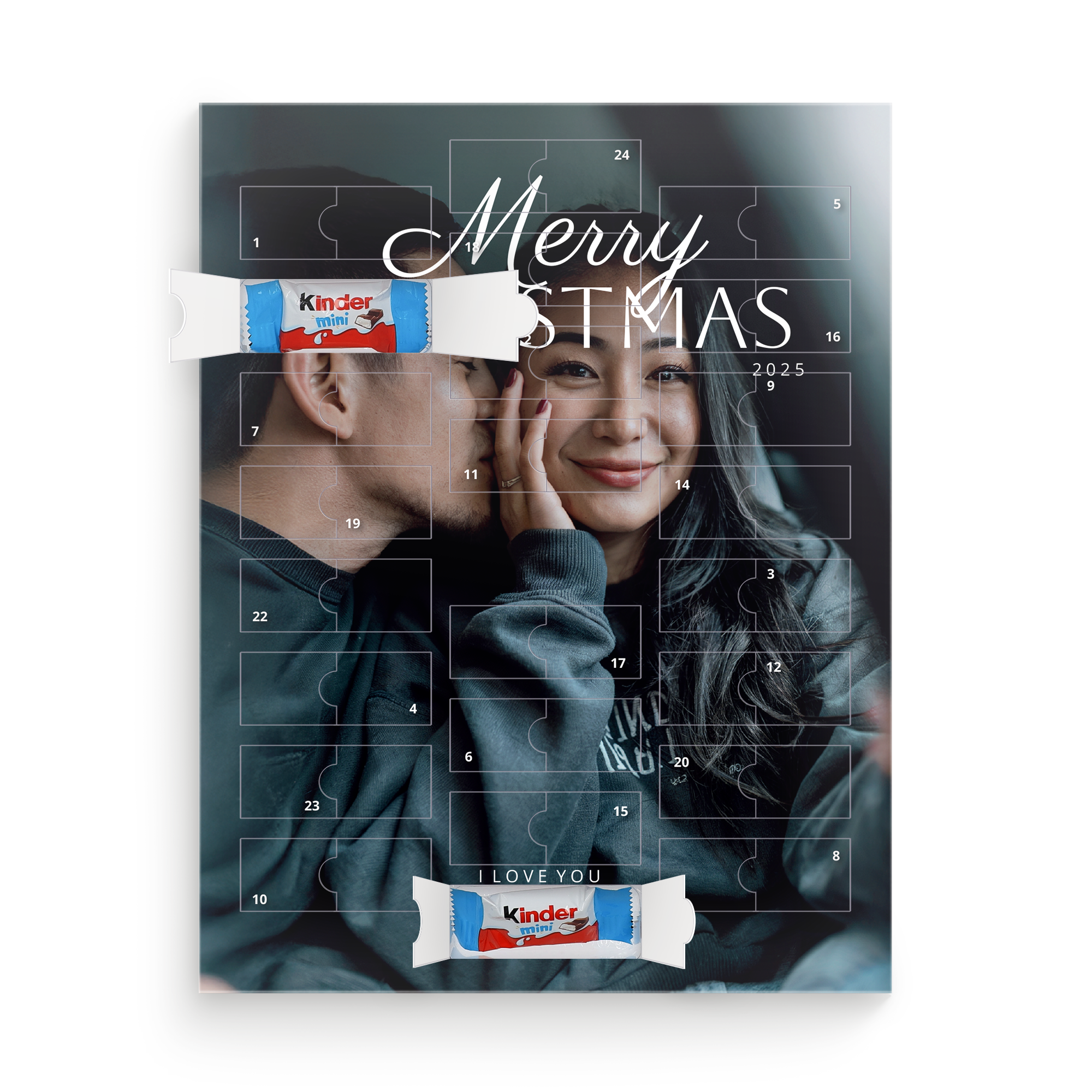 Personalizovaný adventný kalendár s čokoládou pre deti