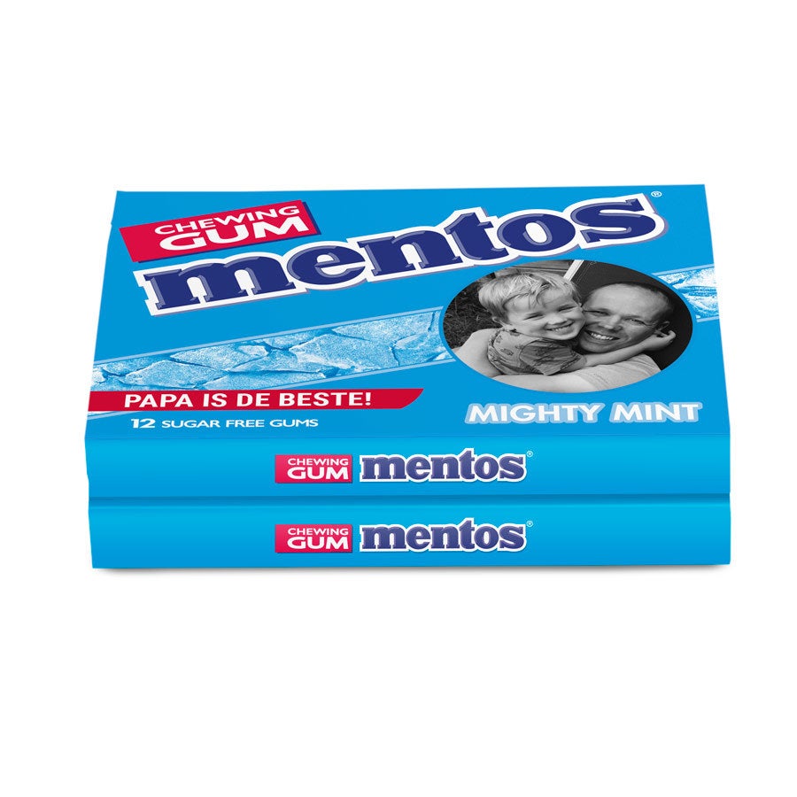Mentos kauwgompakjes bedrukken - 24 stuks