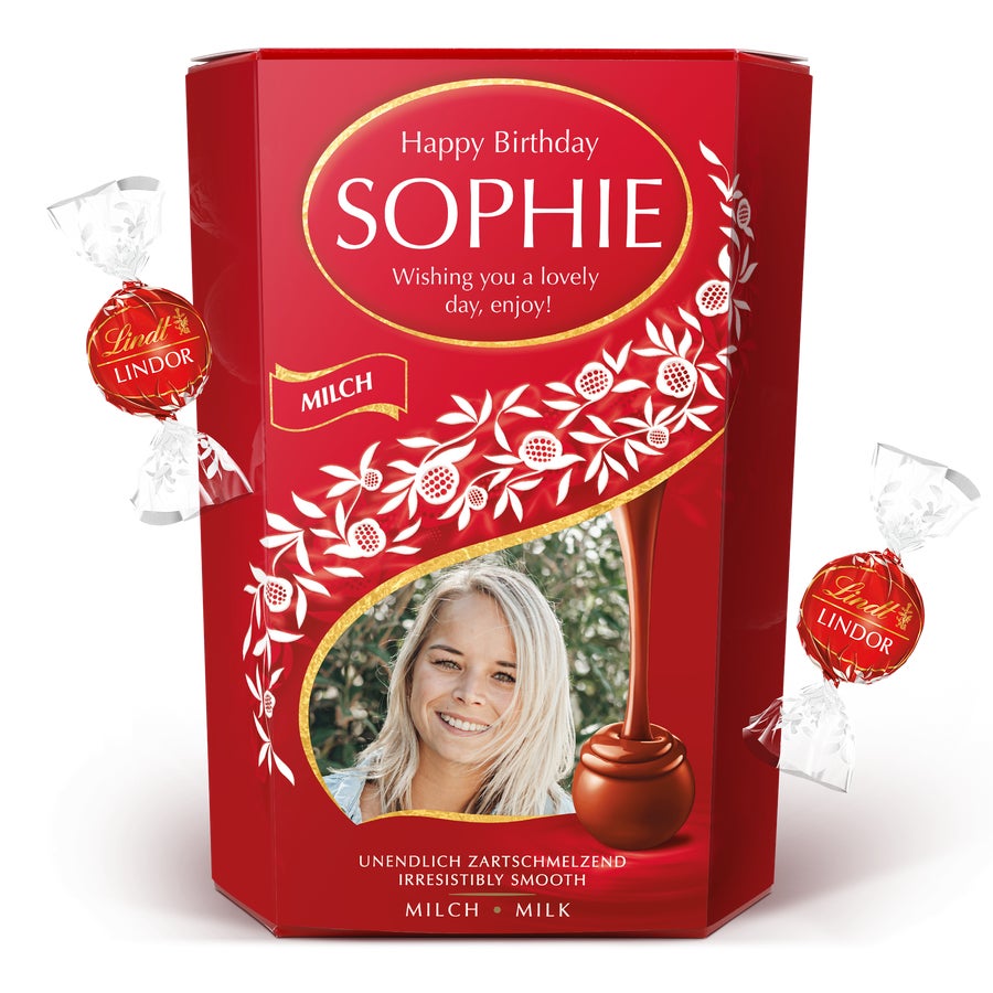 Personalised Lindt Chocolate Gift Box