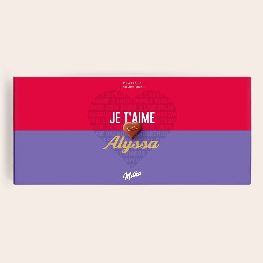 Milka personnalisé - Amour Milka personnalisé - Amour
