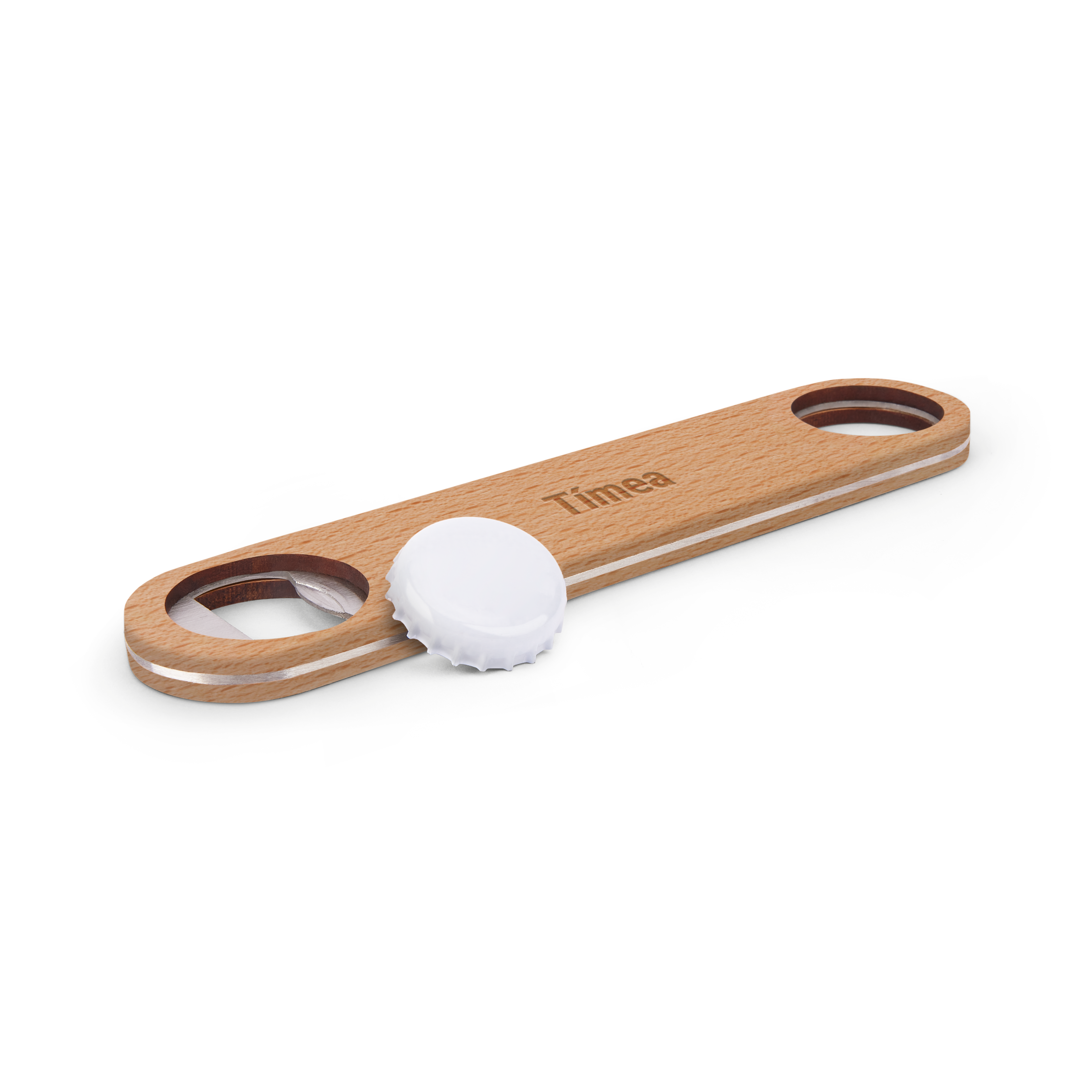 Gravírovaný otvárač na fľaše s textom