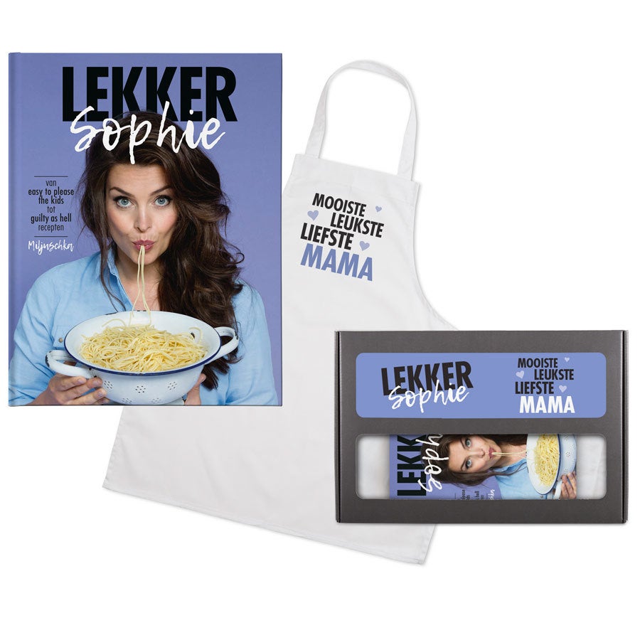 Lekker Miljuschka kookboek met naam - Cadeaupakket voor mama's 