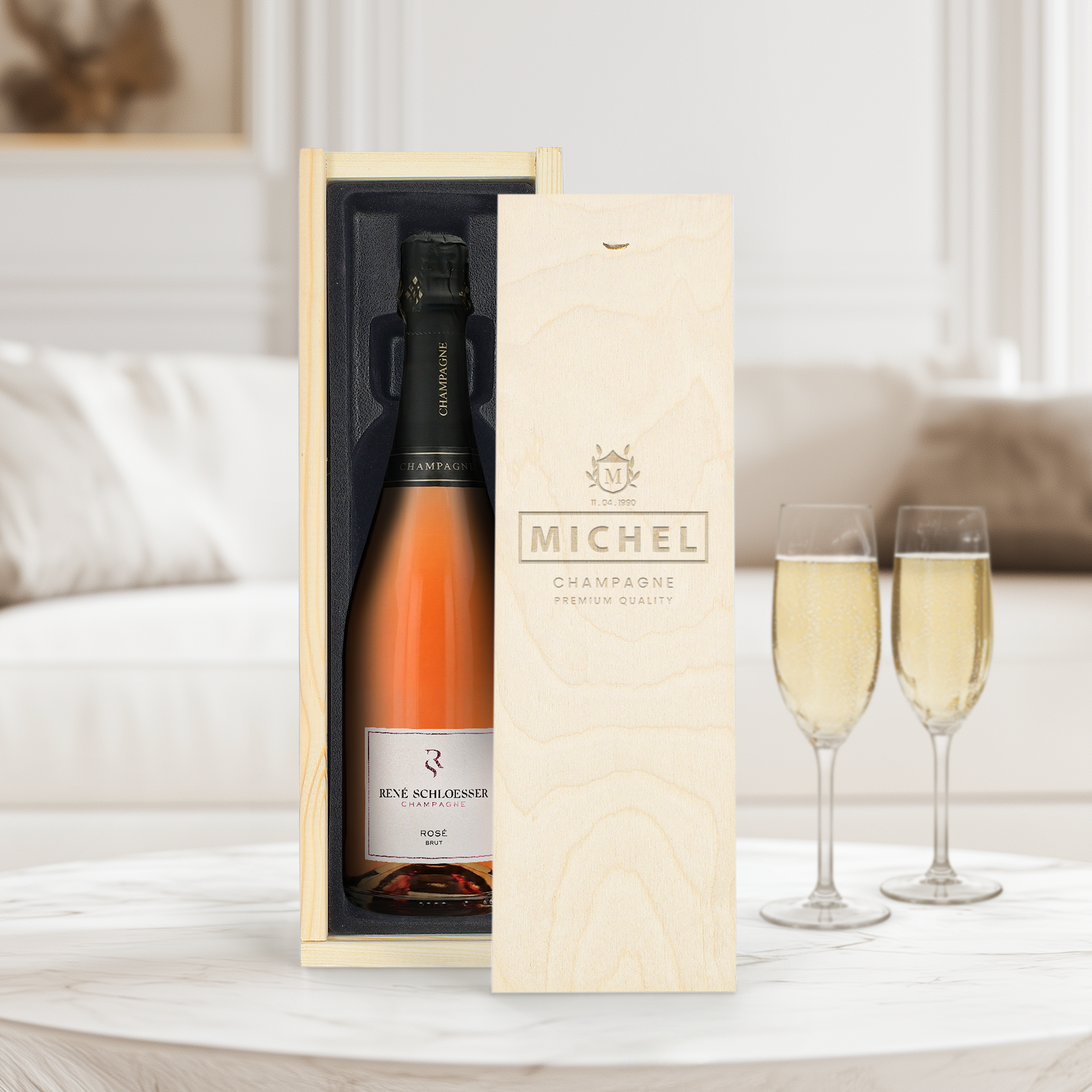 Champanhe rosa champán -r rosé