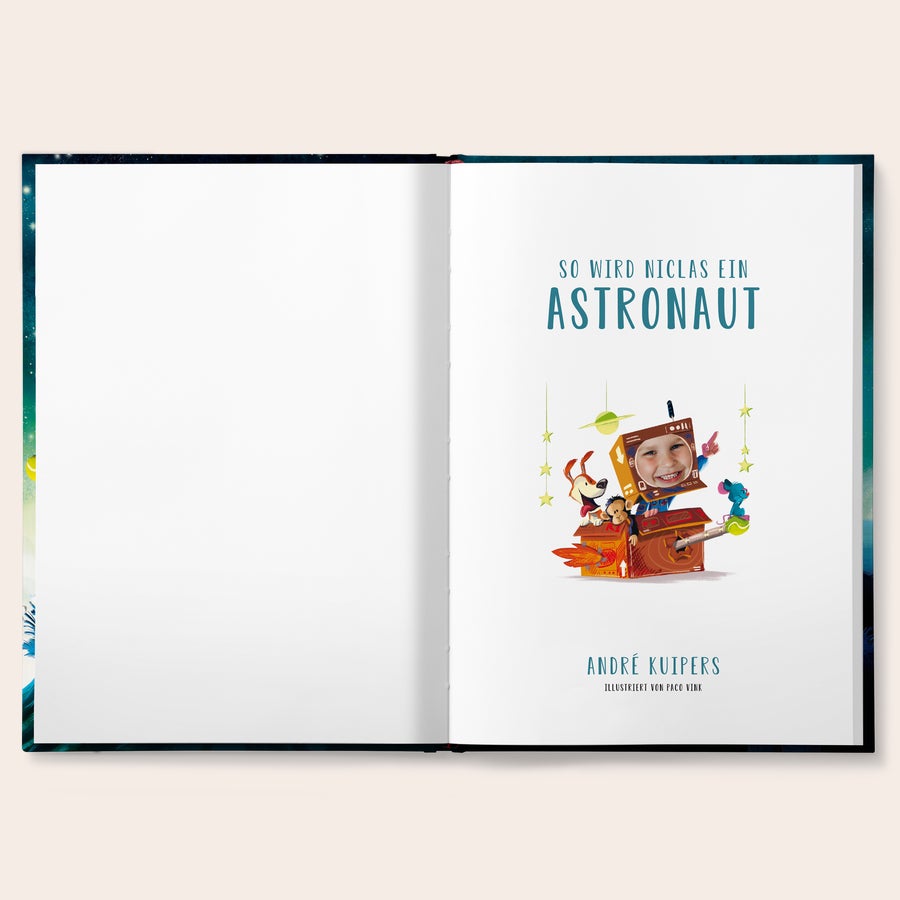 Kinderbuch  Wie man Astronaut wird personalisieren Kinderbuch  Wie man Astronaut wird personalisieren