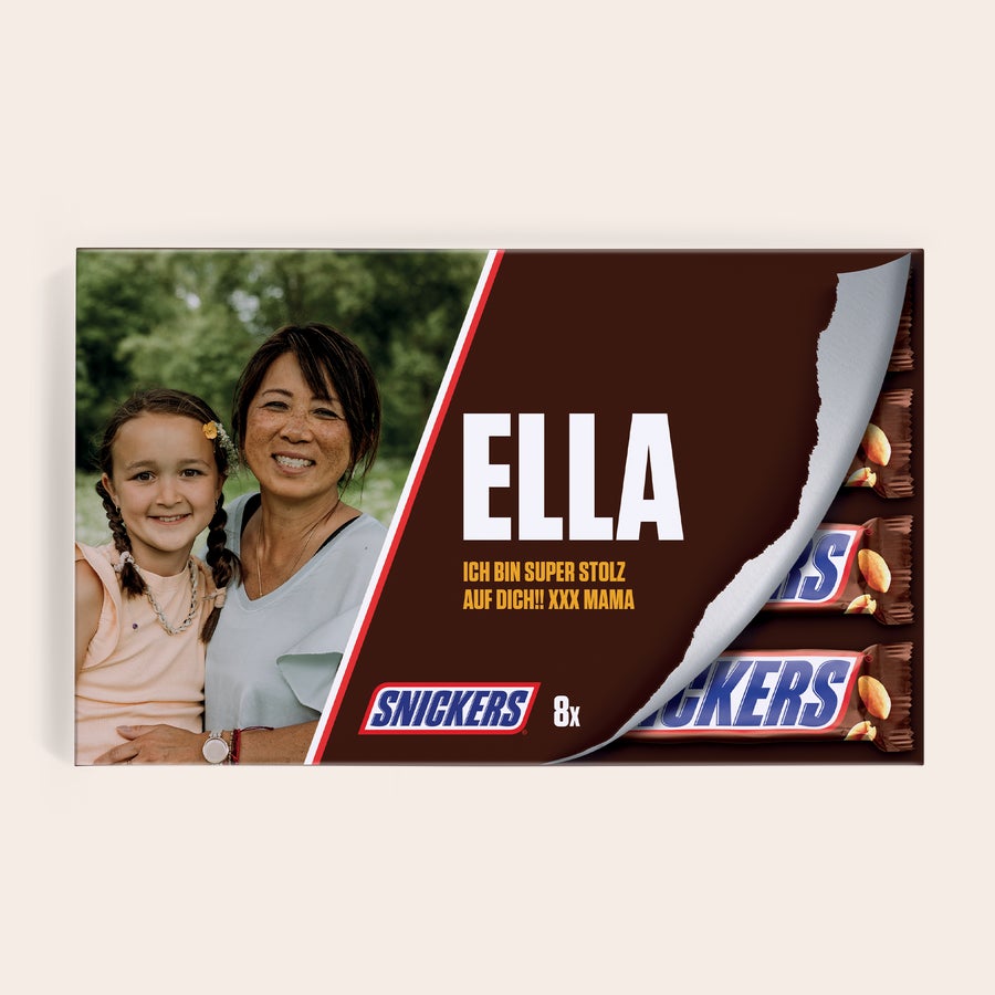 Personalisiertes Snickers Geschenk Personalisiertes Snickers Geschenk