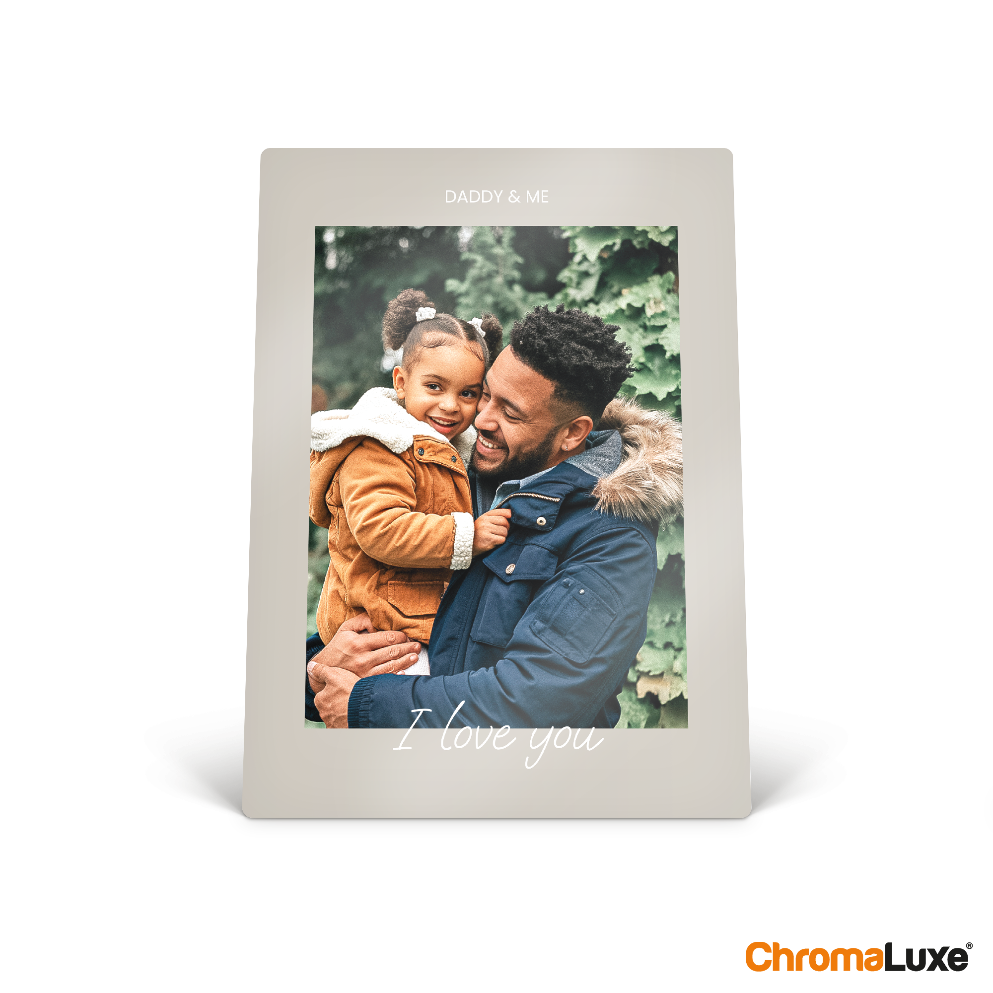 Aluminum photo frame