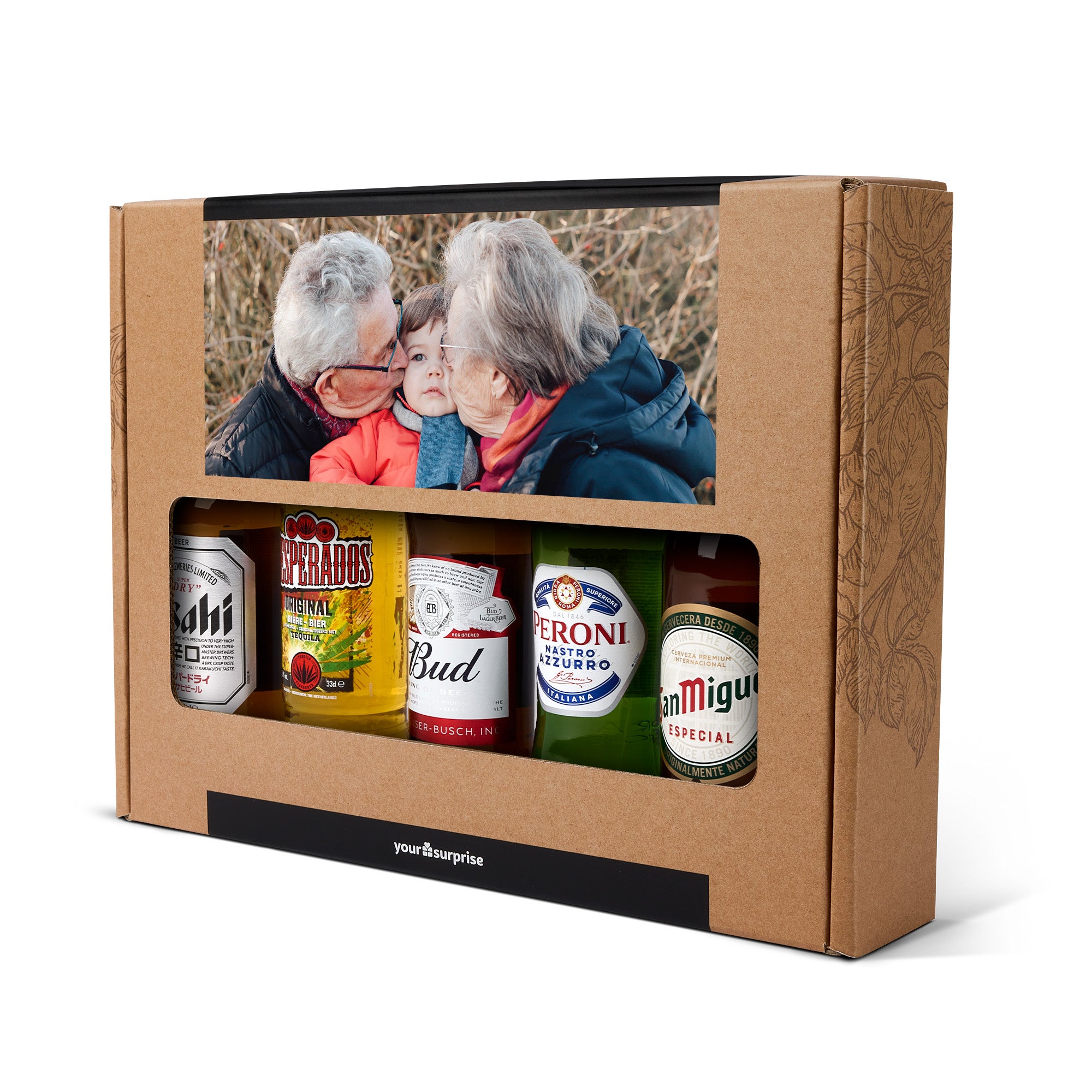 Individuellleckereien - Personalisiertes Bier Geschenkset Internationale Biere Opa - Onlineshop YourSurprise