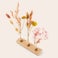 Fleurs séchées avec support en bois personnalisé Fleurs séchées avec support en bois personnalisé