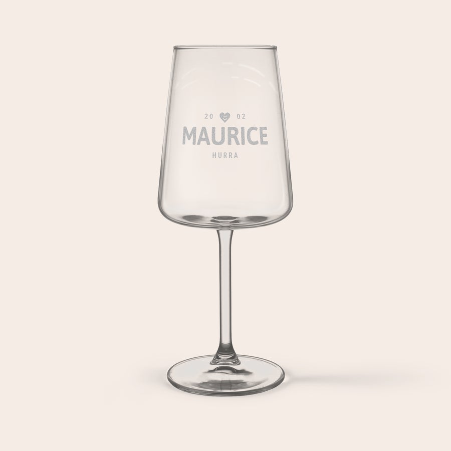 Rotweinglas mit gravur Rotweinglas mit gravur