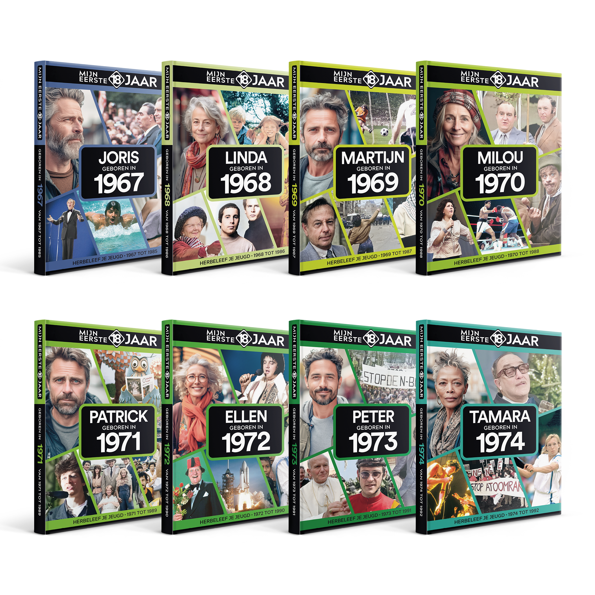 Geboortejaar boek - Mijn eerste 18 jaar