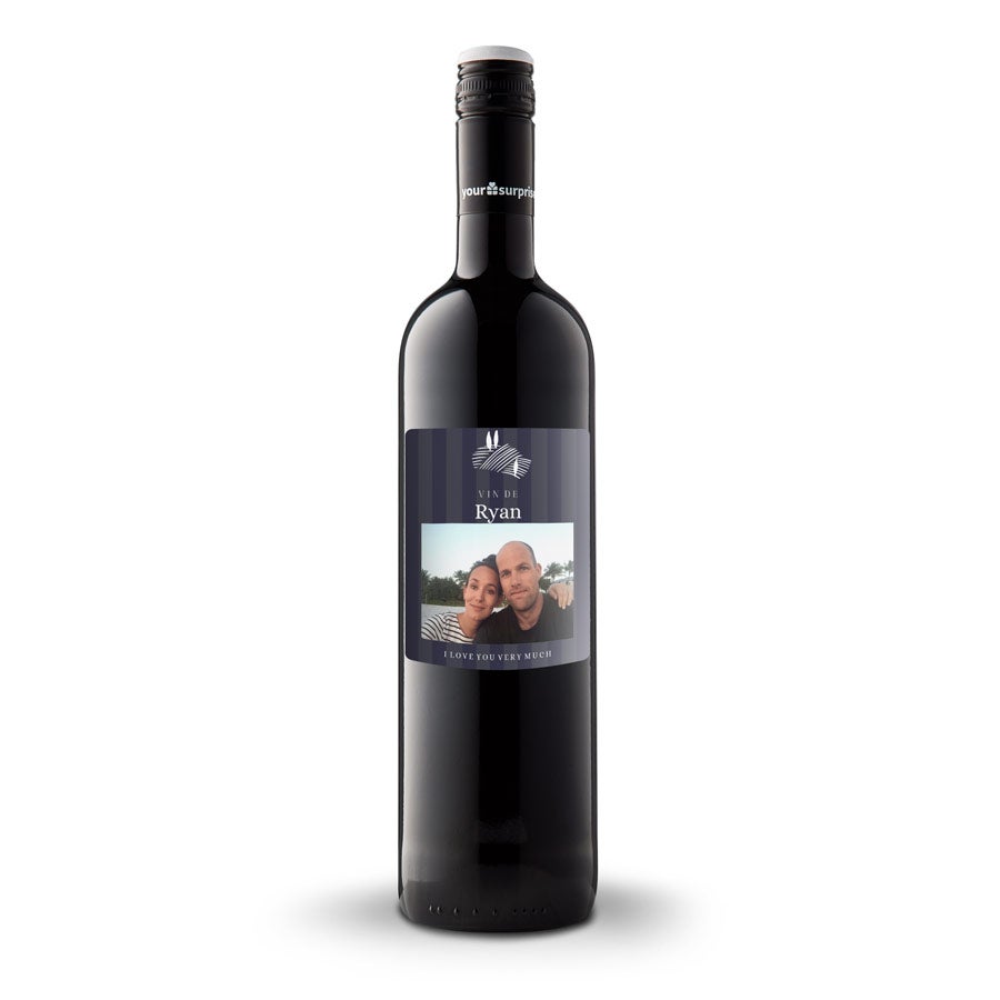 Wine with personalised label - Maison de la Surprise - Cabernet Sauvignon