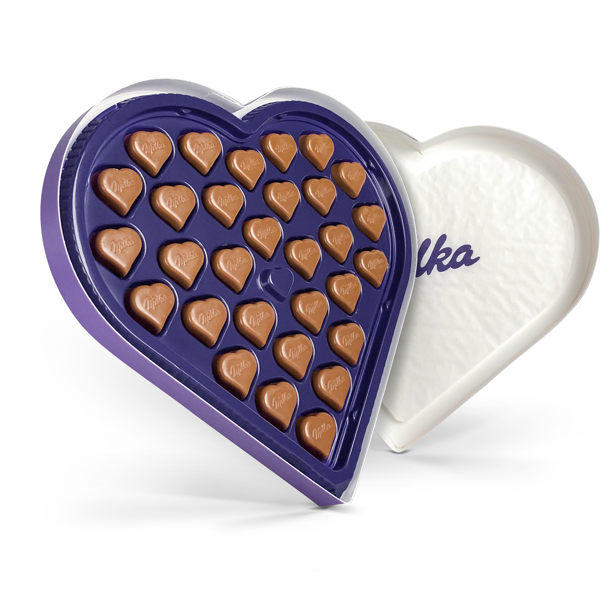 Milka chocolate heart