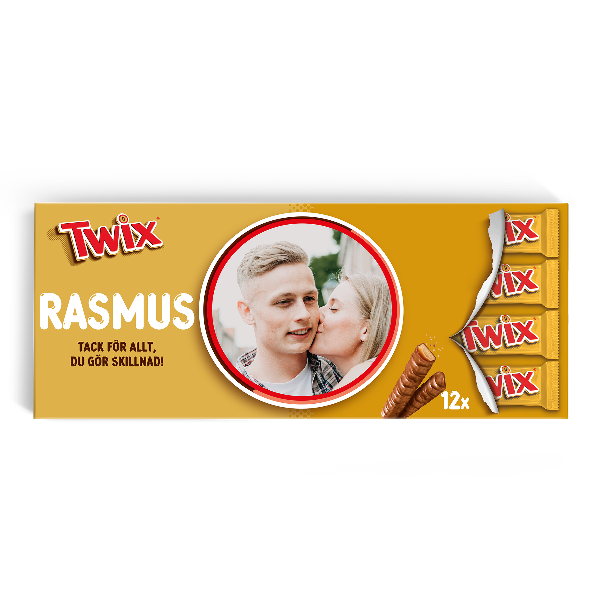 Personlig XXL Twix chokladkaka