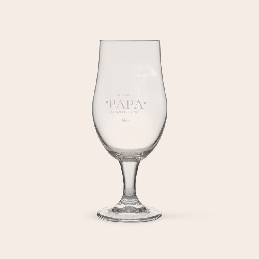 Verre à bière personnalisable Verre à bière personnalisable