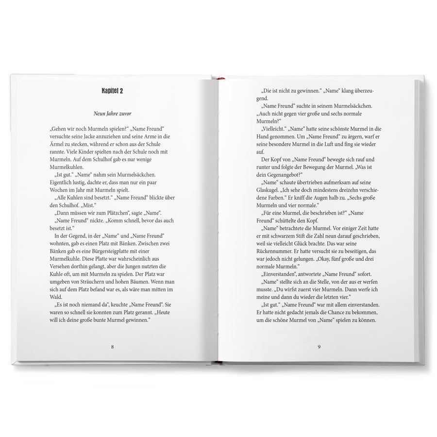 Personalisiertes Buch - Kapitän der Nationalmannschaft - WM Version- Hardcover
