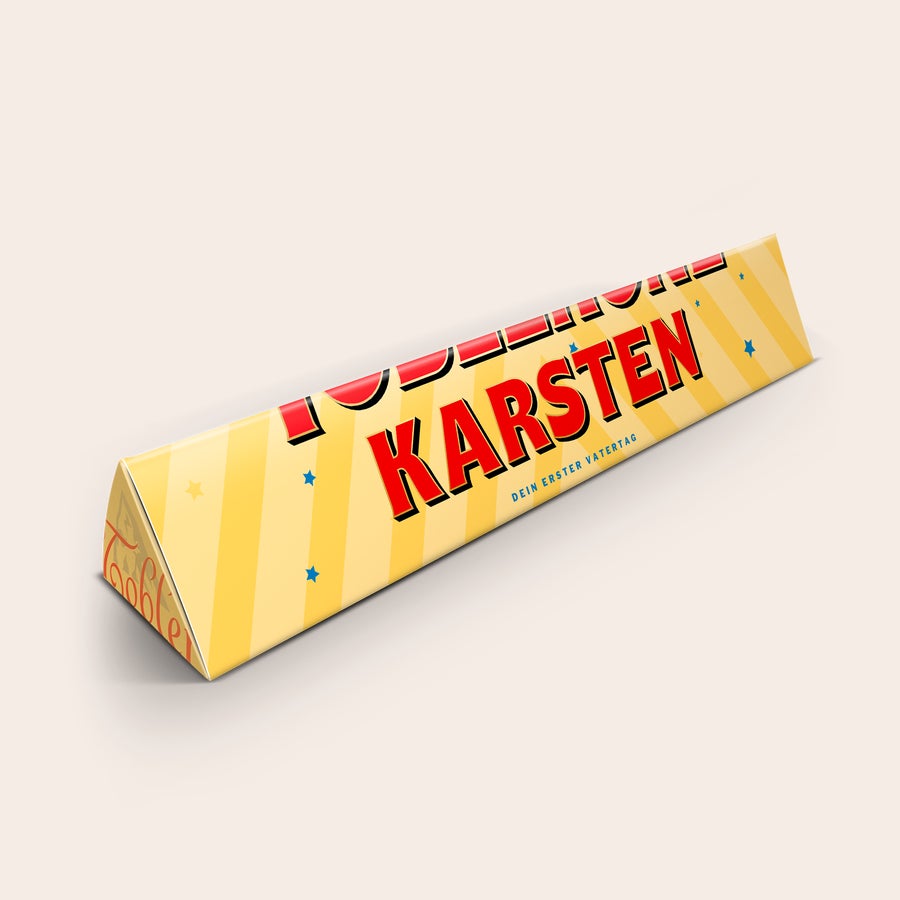 Toblerone Best Dad Personalisieren Toblerone Schokolade personalisiert für Papa Karsten zum Vatertag