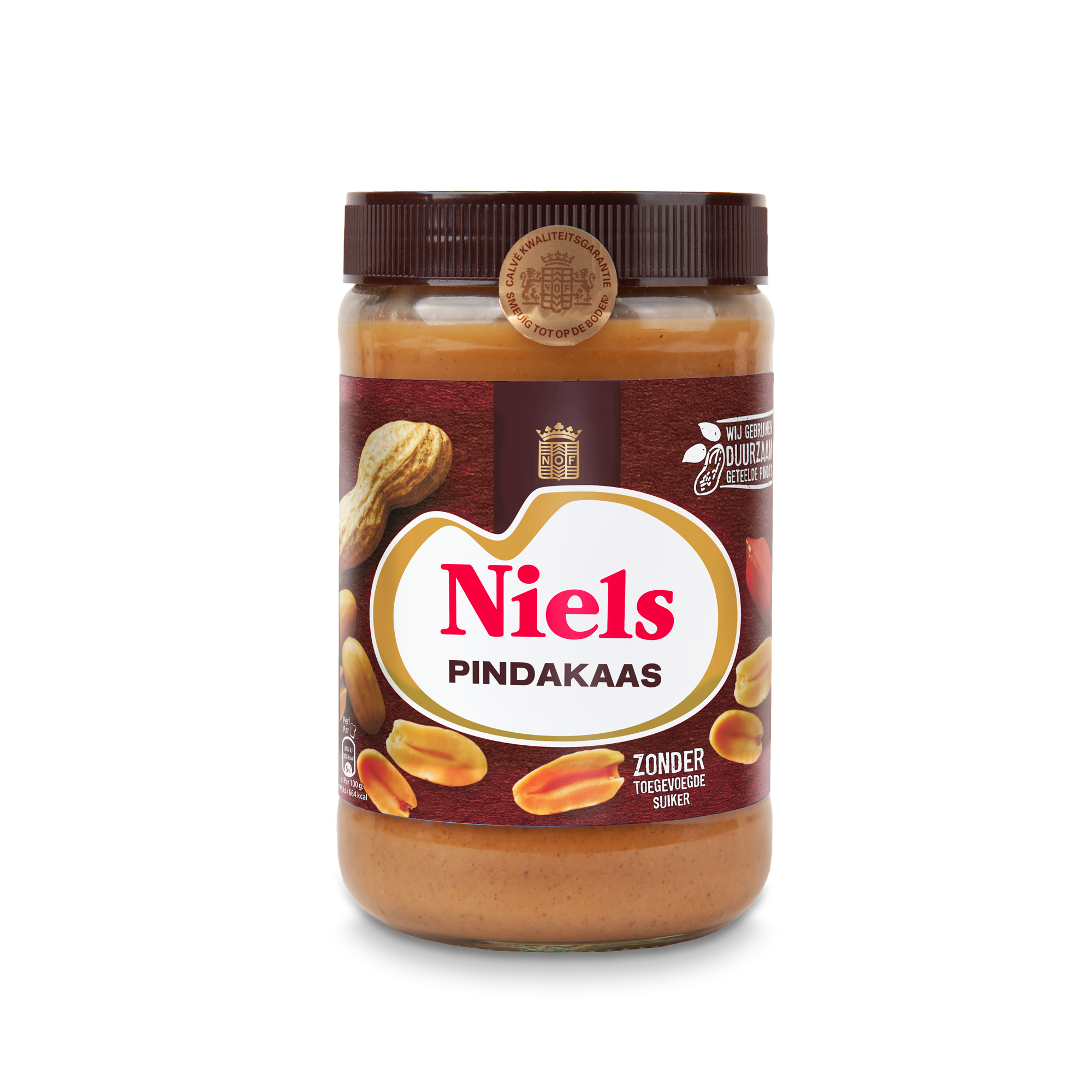 Calvé pindakaas pot met naam