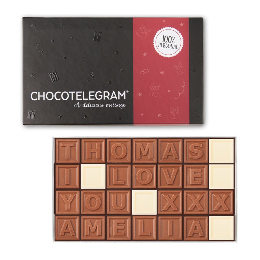 Personalised Chocolate Telegram Personalised Chocolate Telegram