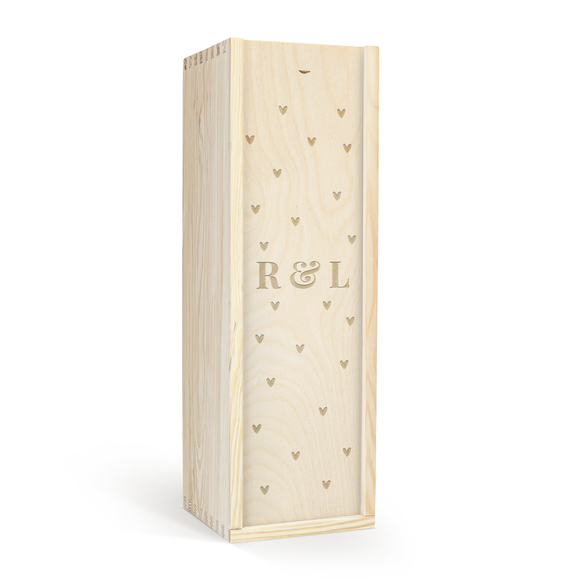 Personalised Champagne Gift - Moët et Chandon Brut - Wooden Case