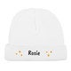 Baby beanie - First Christmas - White