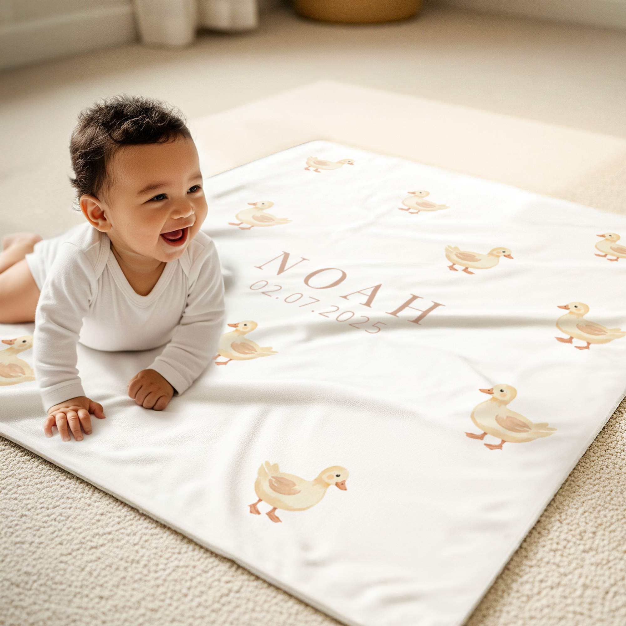 Personalised baby blanket