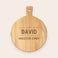 Engraved wooden serving platter Engraved wooden serving platter