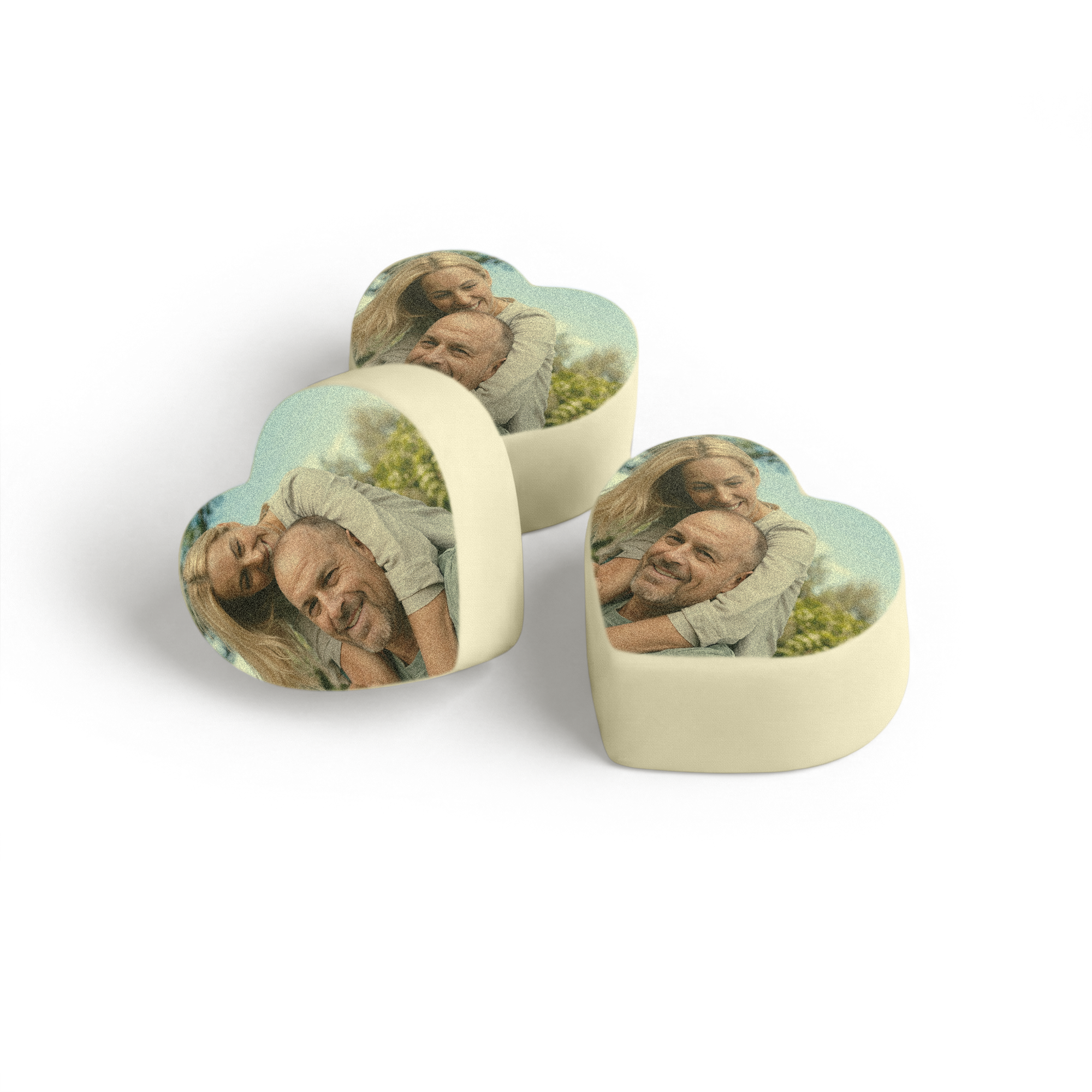 Personalised Photo Chocolates - Hearts