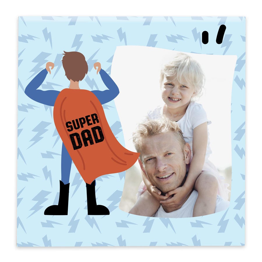Personalised decorative tile - Ceramic - Father's Day - 15 x 15 cm Personalised decorative tile - Ceramic - Father's Day - 15 x 15 cm