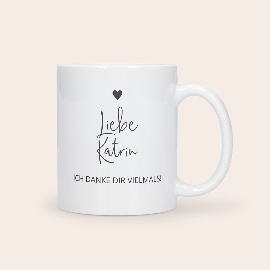 Tasse mit Foto - Weiß Tasse mit Foto - Weiß