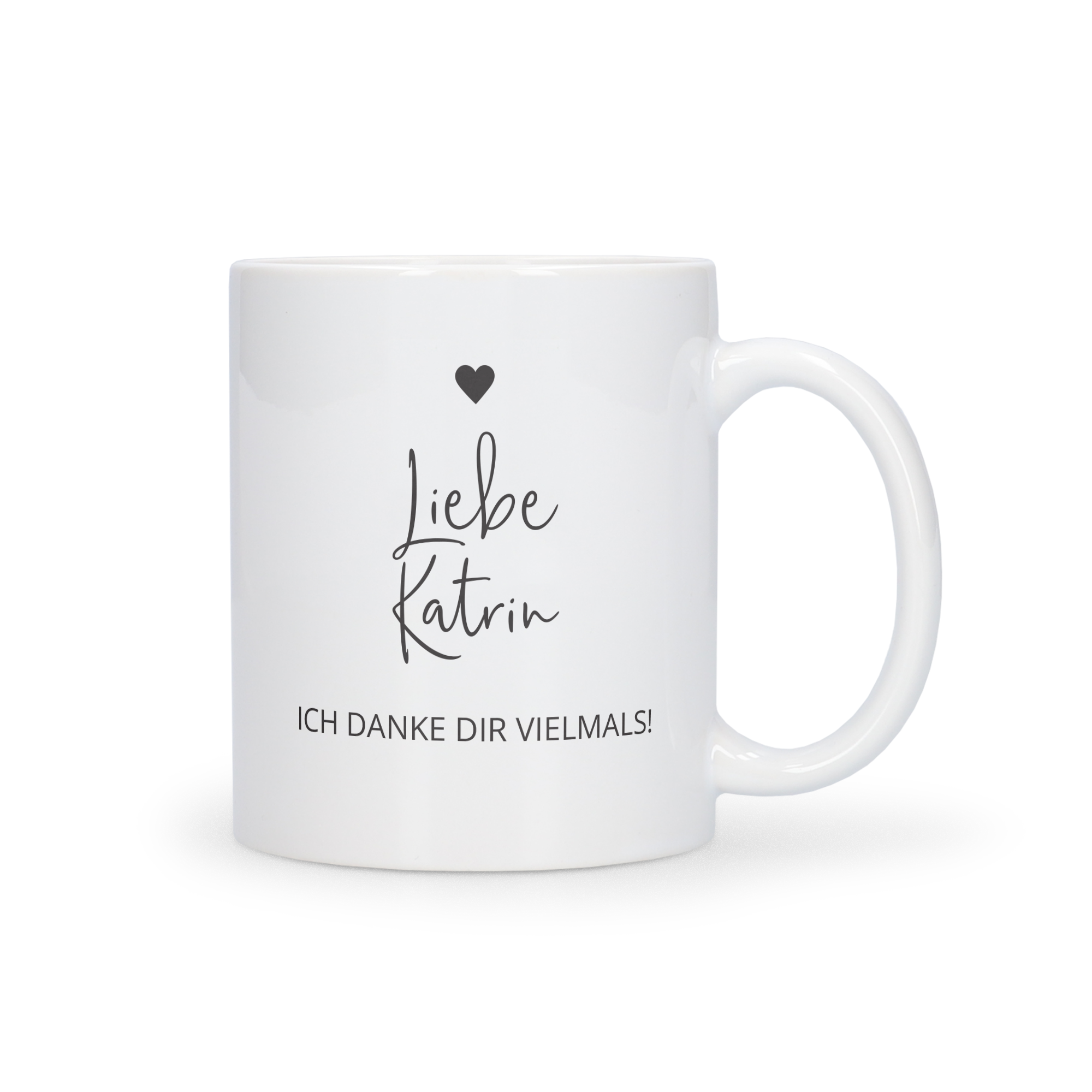 Tasse mit Foto - Weiß