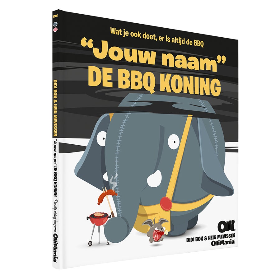 Ollimania - The BBQ King - XXL versie met naam en foto