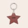 Personalised key ring - Leather - Heart / Star Personalised key ring - Leather - Heart / Star
