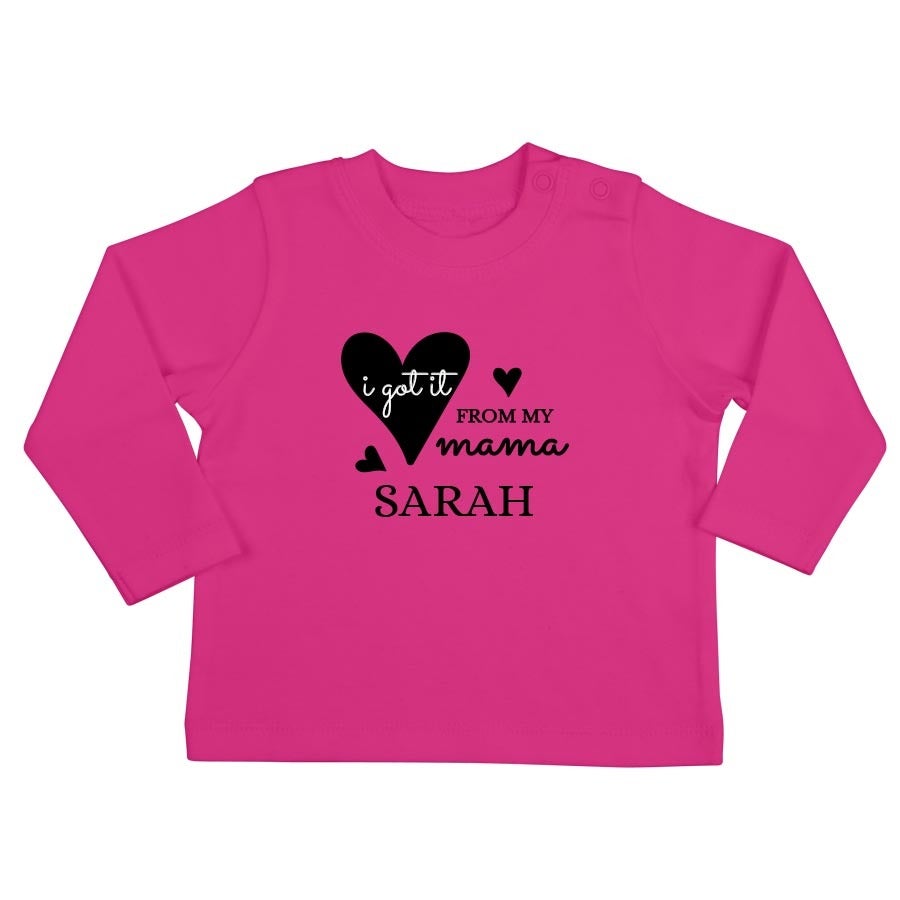 Personalised baby t shirt