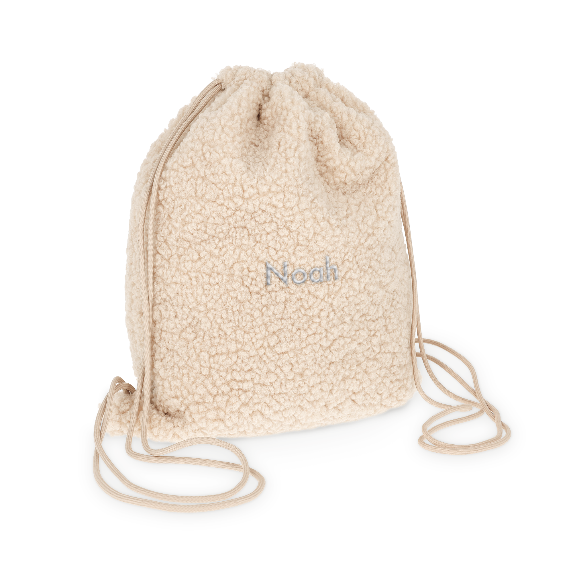 Bolsa de cordón con osito de peluche personalizada