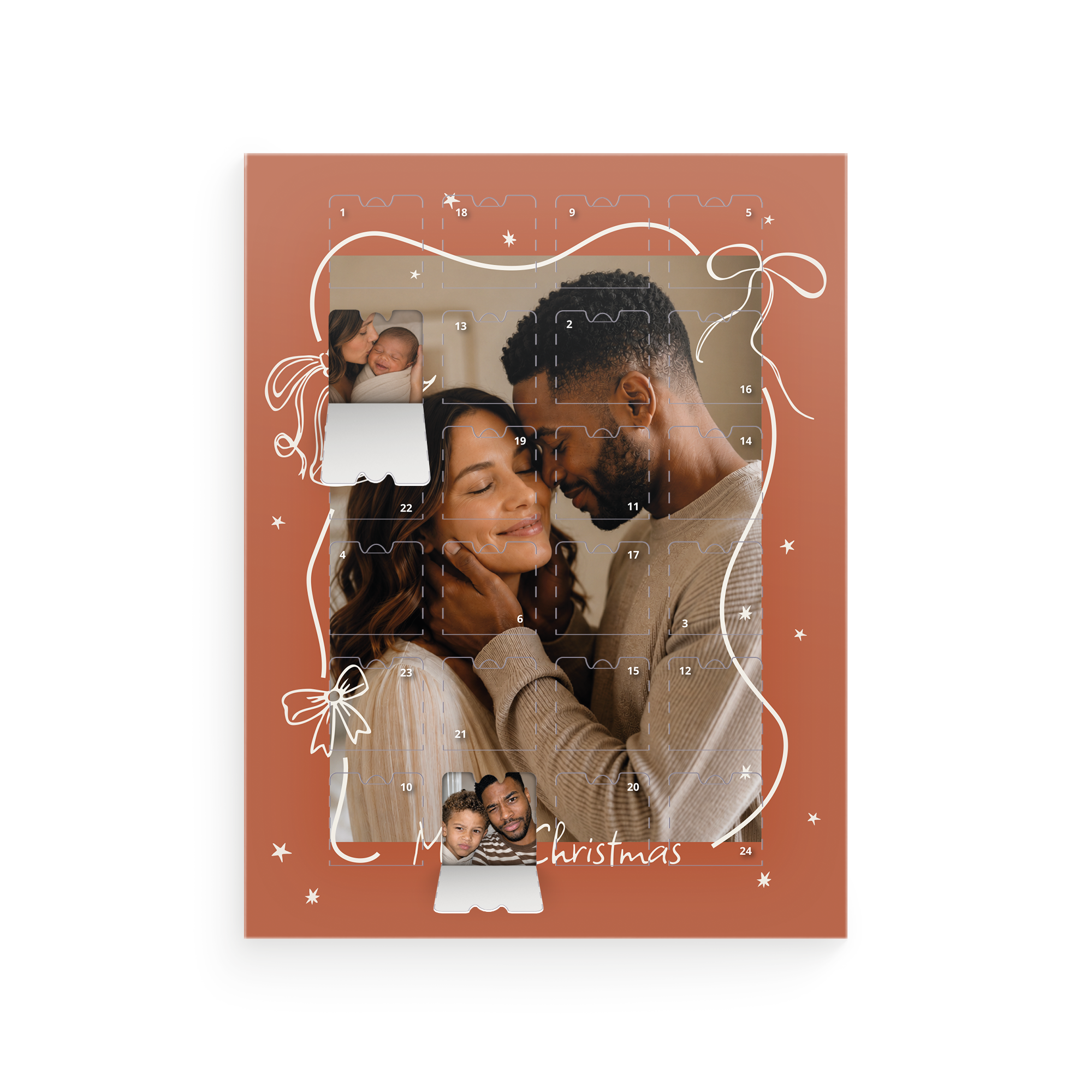 Personalised photo advent calendar