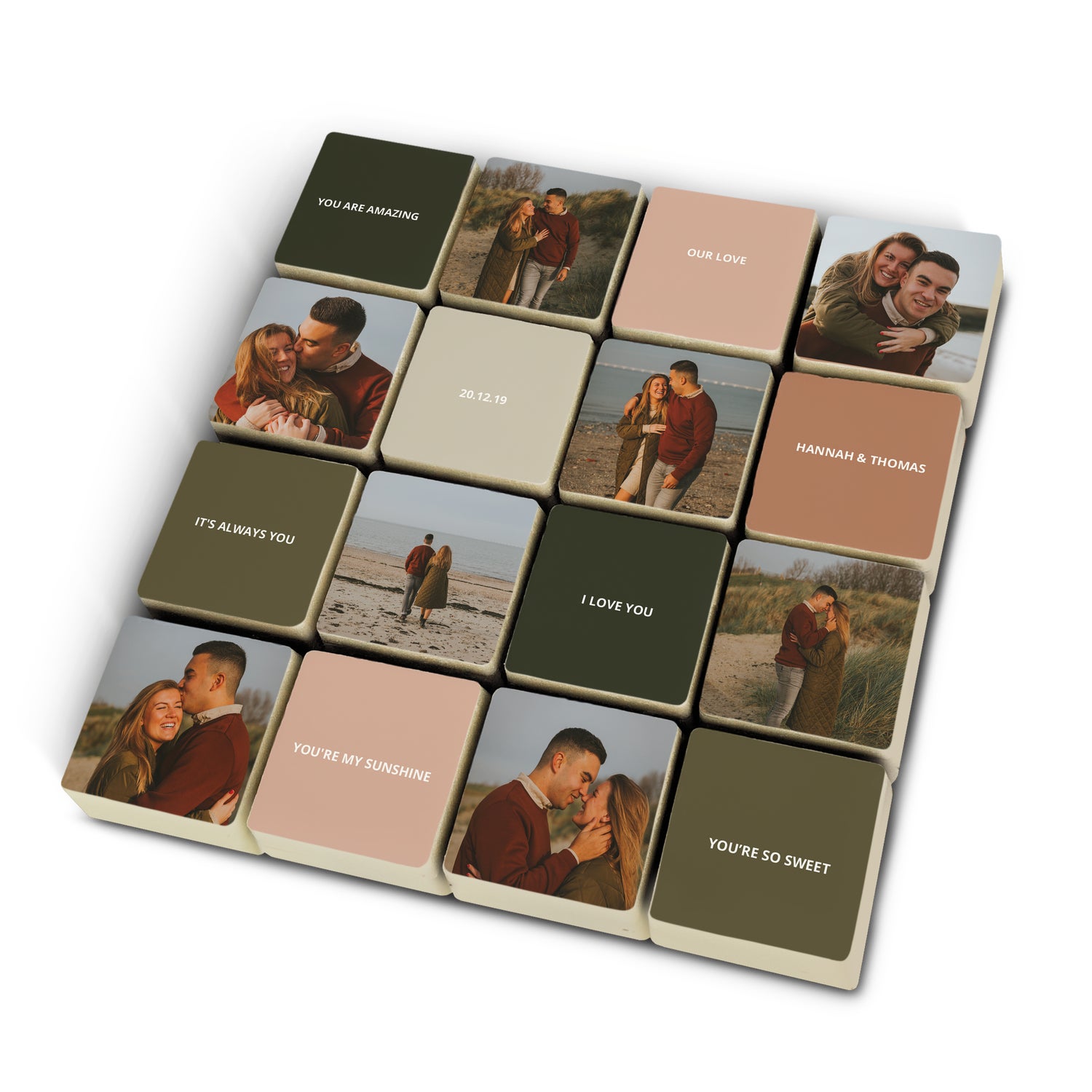 Suklaakortti omalla kuvalla