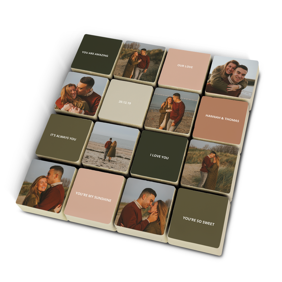 Chocoladepuzzel met Foto
