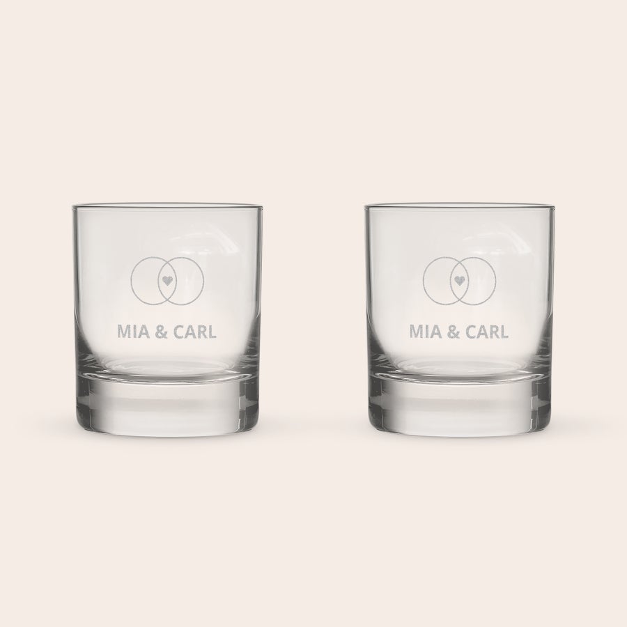 Graveret Whiskyglas Graveret Whiskyglas