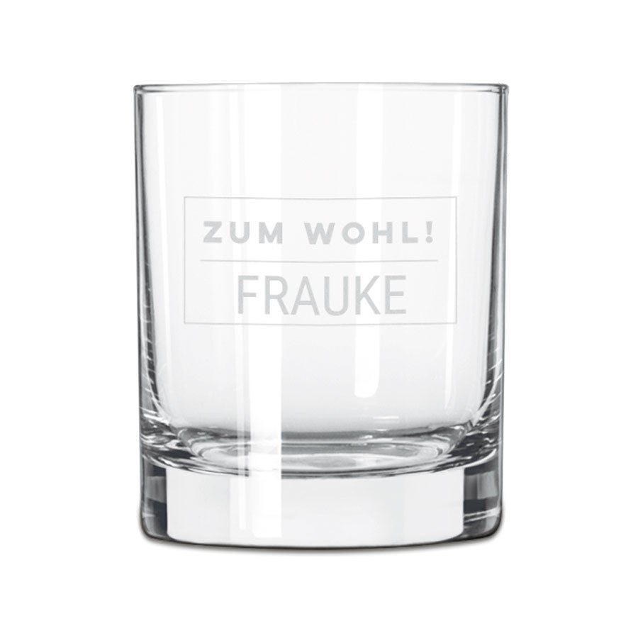 Whiskyglas mit Gravur