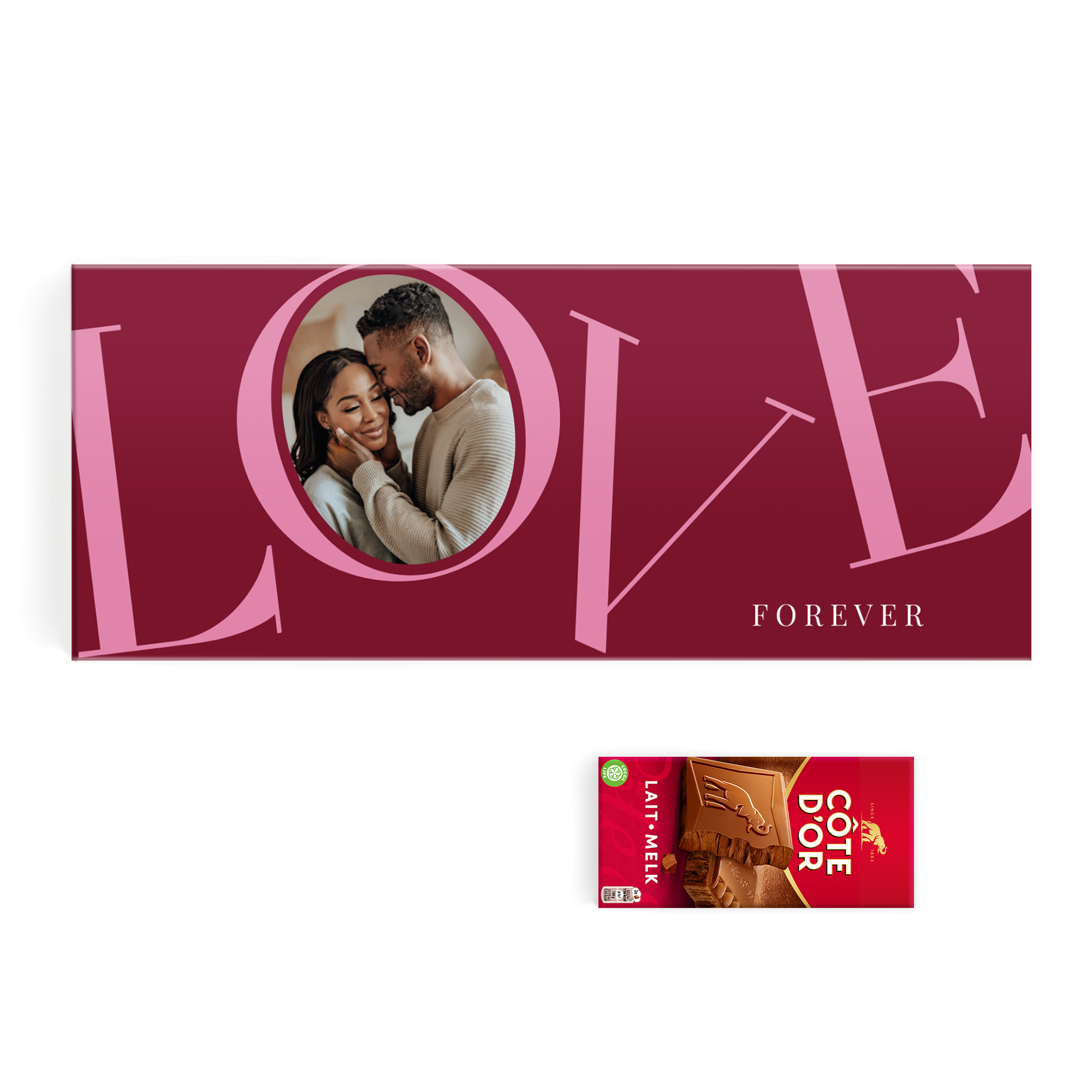 Tavoletta di Cioccolato Côte d'Or XL Personalizzata