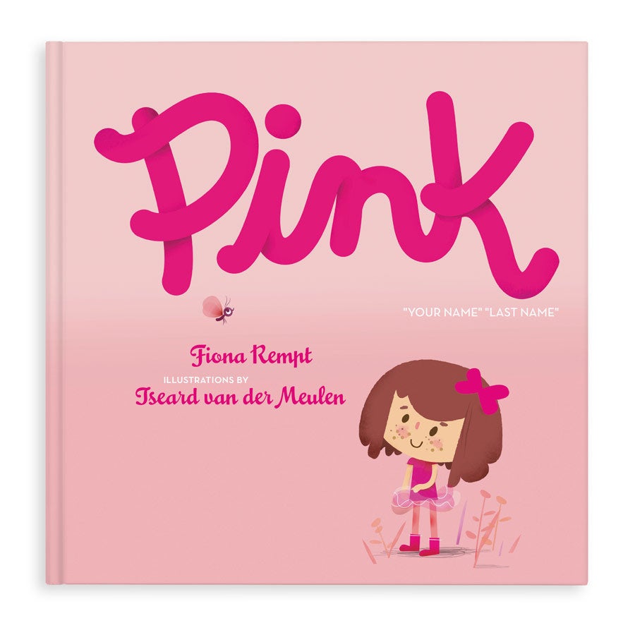 Personalised children's book - PINK - Hardcover
