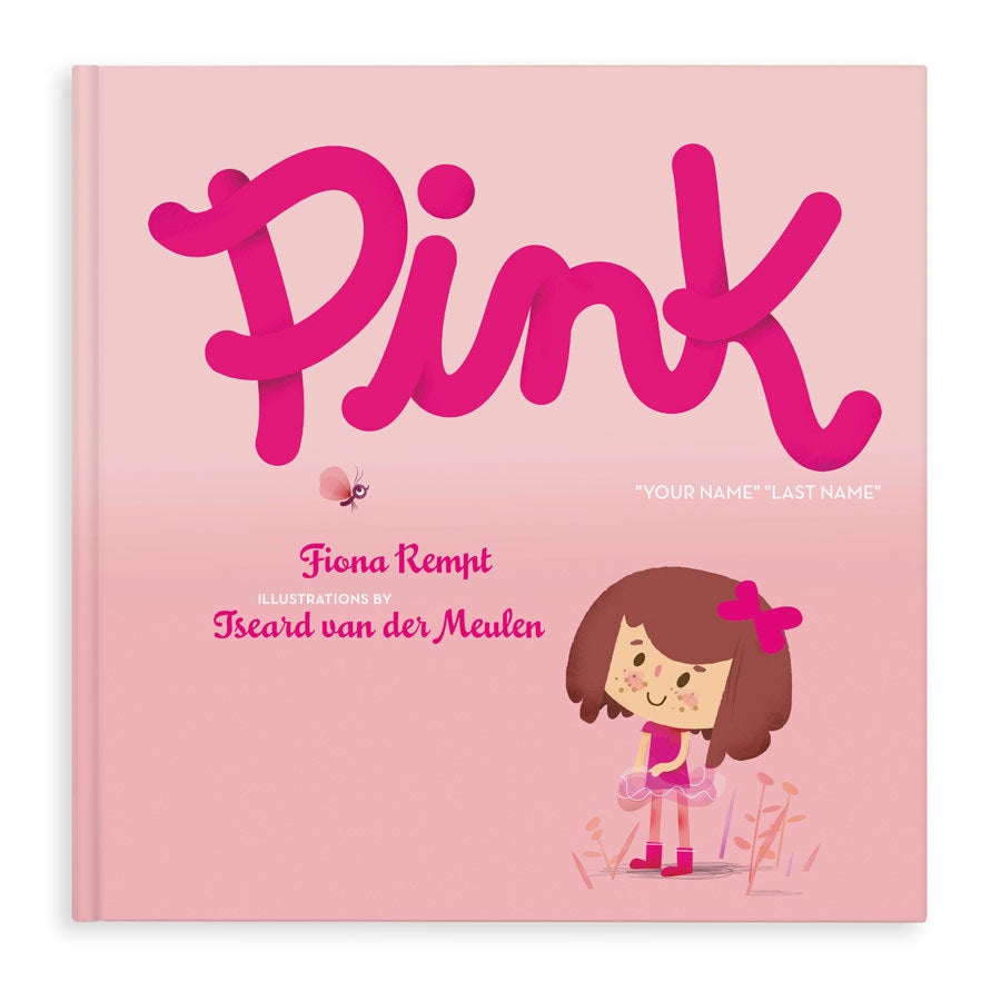 Personalised children's book - PINK - Softcover