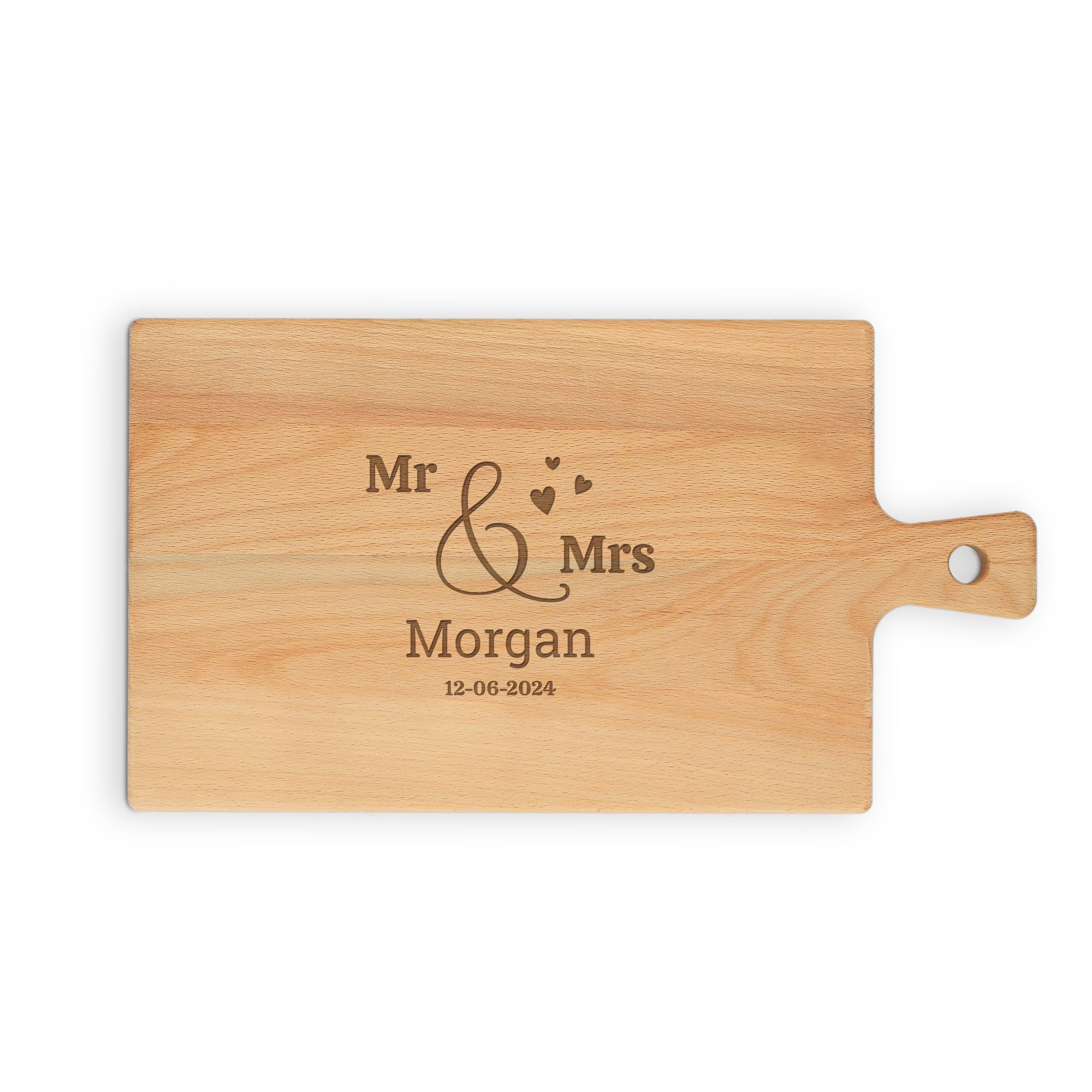 Personalised wooden serving platter